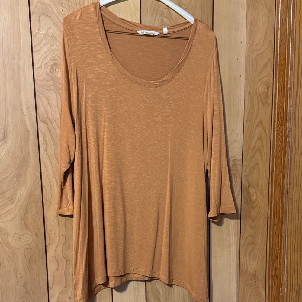 Soft Surroundings Warm Tan Tunic